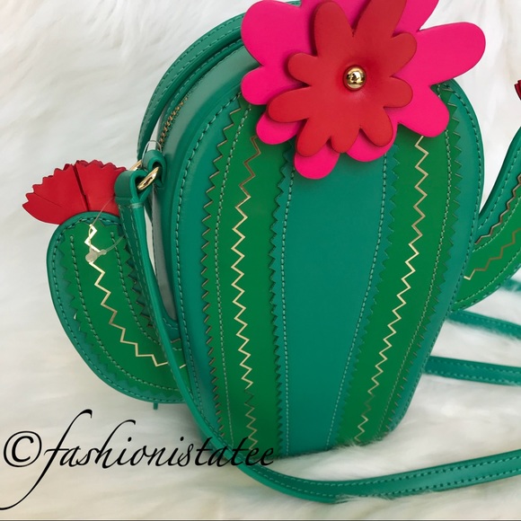 NWT KATE SPADE NEW HORIZONS CACTUS CROSSBODY BAG - Picture 3 of 8